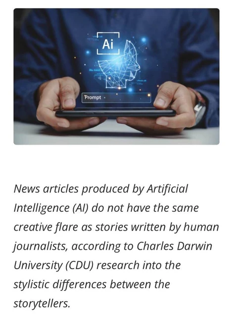 🤓Еще одно исследование, доказывающее, что цифровые AI-обезьяны не заменят людей в журналистике