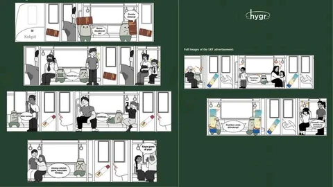 🤓Prasarana Malaysia (государственная компания, которая управляет общественным транспортом в Малайзии) удалила рекламу средств личной гигиены после негативных откликов от общественности