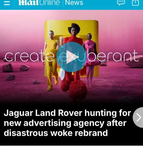 🤓Jaguar Land Rover нашел стрелочника и планирует сменить агентства Accenture Song и Spark44, несмотря на контракт до 2026 года, после широкой критики состоявшегося ребрендинга