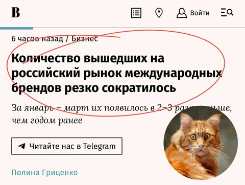 🤓Ребята, несмотря на то, что на отечественный рынок действительно не стоит очередь зарубежных потребительских брендов, делать такие заявления на основе данных брокеров по недвижимости — глупо и преждевременно