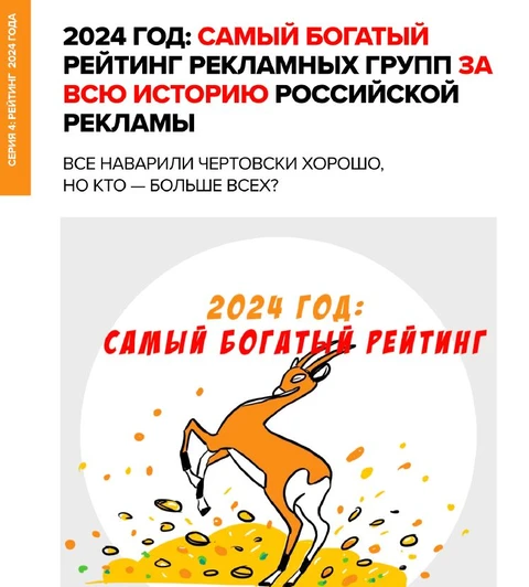 🤓А вот вам Рейтинг Постмаркетинга за 2024 год, который мы сделали на пару месяцев раньше АКАР