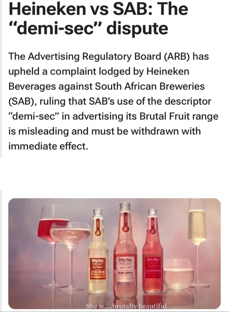 🤓И о коллегиальной солидарности. Heineken настучал на SAB