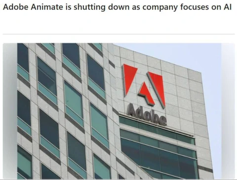 🤔Примета времени. Компания Adobe объявила, что закрывает  программу Adobe Animate, профессиональный инструмент для создания 2D-анимации, мультфильмов и интерактивного контента