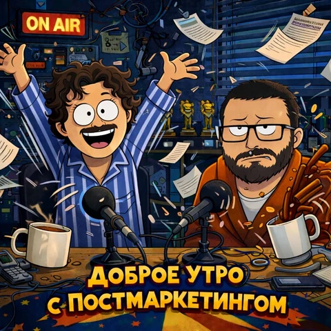 🎤Третья серия регулярного подкаста «Доброе утро» от Постмаркетинга