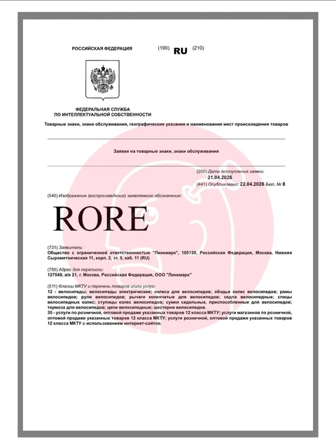 🤔Группа RORE раскололась сообщают наши инсайдеры из Роспатента
