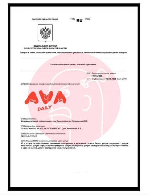 😂Только Посмтмаркетинг отказался от элемента «Daily» в своем названии, как сеть переоцененных ресторанов Ava — его подхватила
