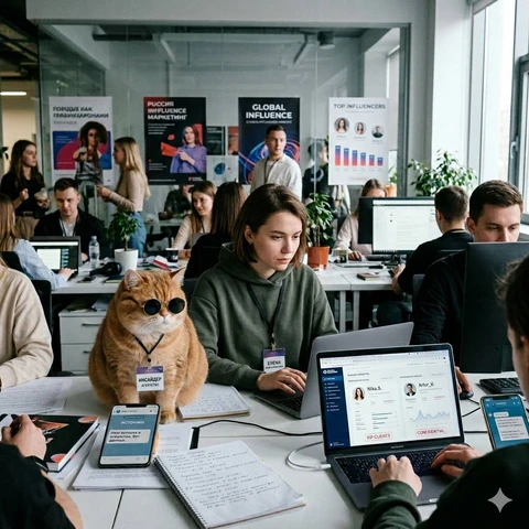 🤔Говорят, Getblogger тихо тестирует новый инструмент для крупных брендов — по сути, «фабрику нативного контента»
