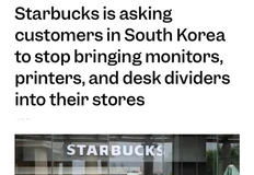 🤓В Южной Корее Starbucks столкнулась с проблемой, когда некоторые клиенты используют кофейни как частные офисы, принося настольные компьютеры, принтеры и перегородки, что ограничивает места для других
