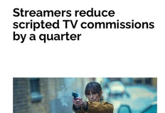 🤓В мире крупнейшие стриминговые сервисы, Apple, Amazon, Disney+, HBO Max, Netflix и Paramount+, в первой половине 2025 года сократили заказы на сценарные проекты на 24% год к году