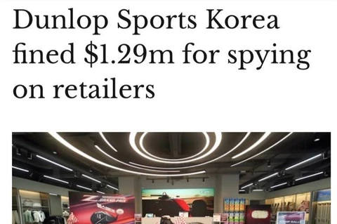 🤓Штраф за ценовой сговор на рынке товаров для гольфа Южной Кореи. Передает наш корреспондент из параллельной вселенной.