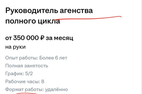🤓Уже почти триста человек хочет быть руководителем агенСТва полного цикла на Хедхантере