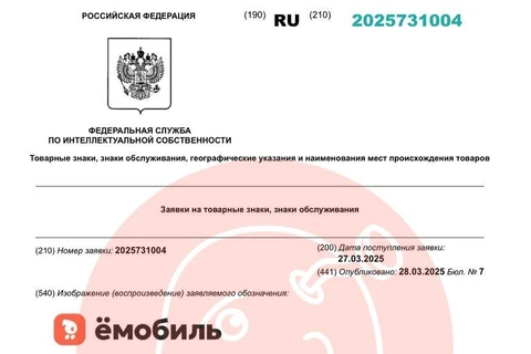 🤓Малоизвестное юрлицо Инфэст из Тюмени с нулевыми оборотами регистрирует на себя нейм нашумевшего, но почившего проекта «Ё-мобиль»1