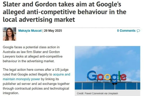 🤓И в Австралии тоже Google может столкнуться с коллективным иском из-за антиконкурентного поведения на рынке онлайн-рекламы, которое расследует юридическая фирма Slater and Gordon