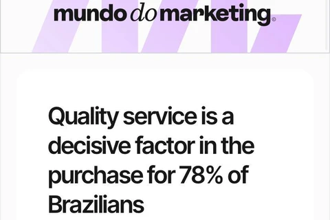 🤓Все рассказывают что бразильский рынок максимально похож на наш. Вот вам новости местного ритейла, о том как сервис стал ключевым фактором лояльности потребителей