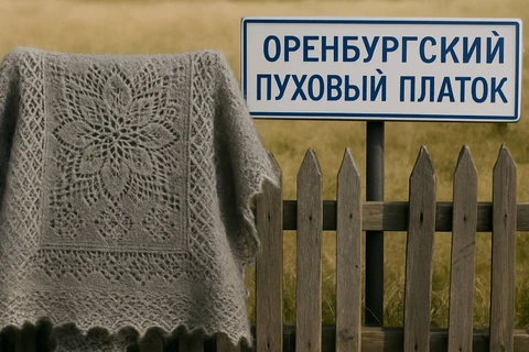 🤓Между тем, в Оренбурге происходит нешуточная битва за принадлежность товарного знака «Оренбургский пуховый платок»