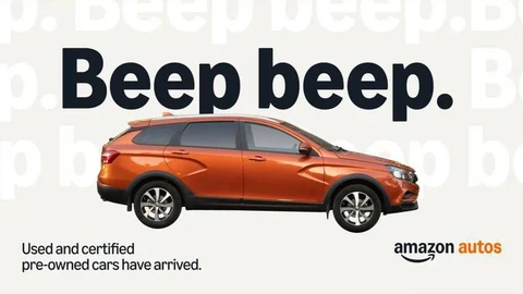 🤓В рекламной кампании, посвящённой запуску сервиса Amazon Autos по продаже автомобилей с пробегом, неожиданно засветилась Lada Vesta SW Cross