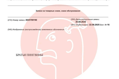 🤓Минутка сюрреализма в нашем канале.   Союз Святого Иоанна Воина регистрирует товарный знак «Братья Пингвины». Доклад окончен