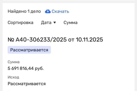 🤓Новые судебные дела в отношении агентств группы TWIGA появились в картотеке суда. На этот раз в суд пошли не подрядчики, а площадка