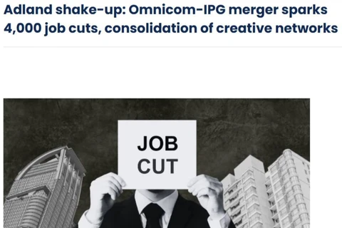 🤔Рекламный гигант Omnicom после слияния с Interpublic Group (IPG) обьявил о сокращении более 4 000 сотрудников по всему миру, усиливая консолидацию и экономию расходов