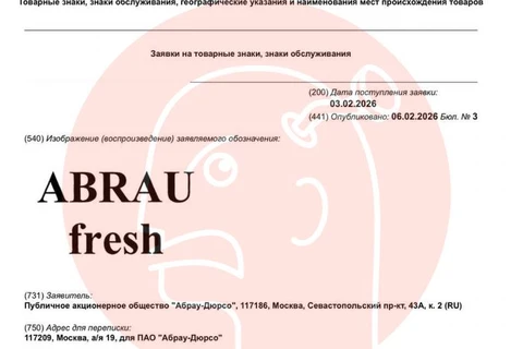 🤓Еще один безагкогольный бренд подан на регистрацию крупным отечественным производителем вина «Абрау Дюрсо»