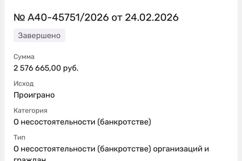 🤔Indoor Russia признана банкротом а суде